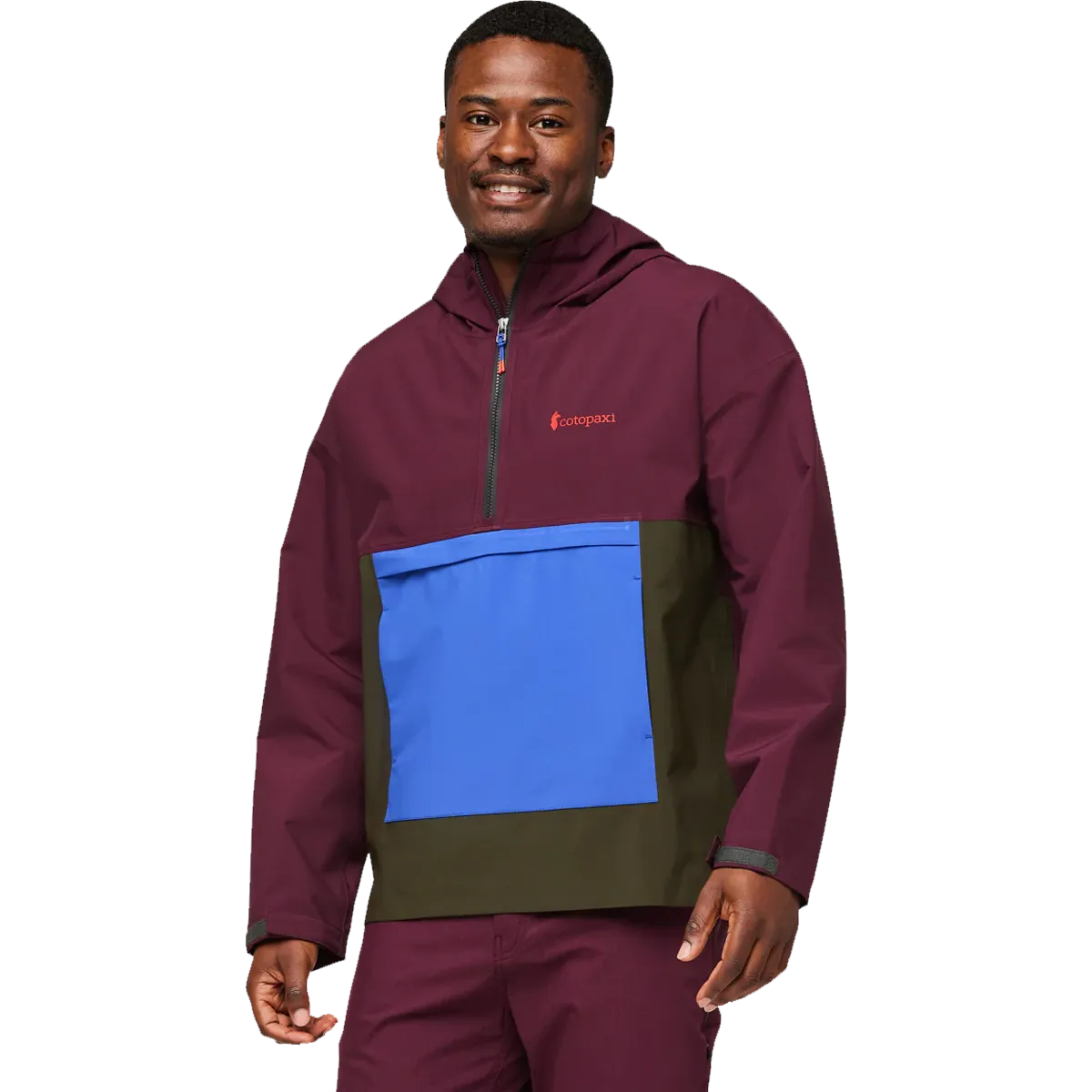 Adjustable Drawstrings Grade Men's Cielo Rain Anorak