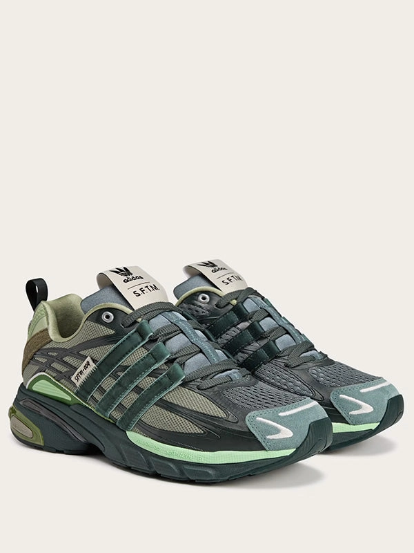 adidas x SFTM 004 Adistar Cushion - Green Responsive Energy Return Cushion Boost