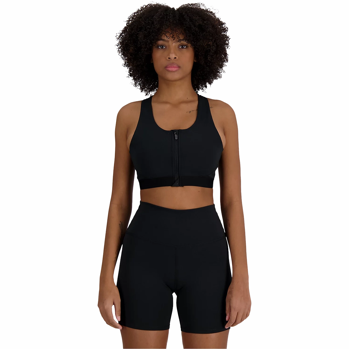 OdorNeutralizing Tech snap Women's NB Sleek Pocket Zip Front Bra