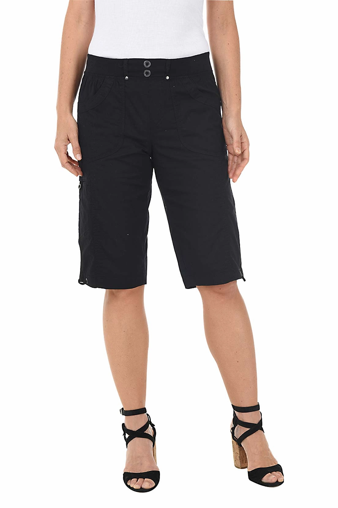 Comfy Feel Vanessa Pull-On Grommet Skimmer Pant