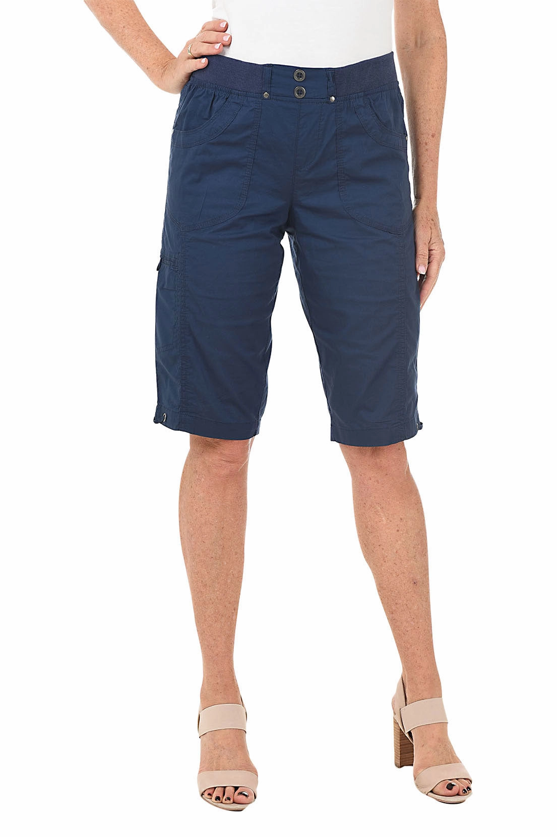 AbrasionResistantFabric Body Ready Vanessa Pull-On Grommet Skimmer Pant