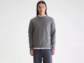 Donoon crewneck sweater (252 / M / MID GREY) Yearlong Favorite Mood Wear