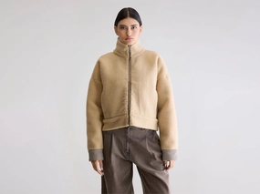 Alesha Teddy Jacket (252 / W / MACADAMIA) Ergonomic Sleeve Shaping