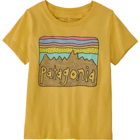 Youth Baby Regenerative Organic Cotton Fitz Roy Skies T-Shirt Modern Design casual and comfortable