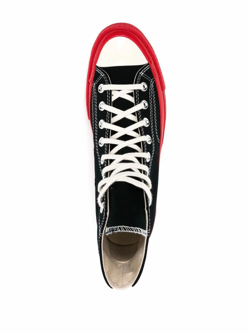 Converse High 'Chuck Taylor' Sneaker Red Sole - Black Flexibility Boost