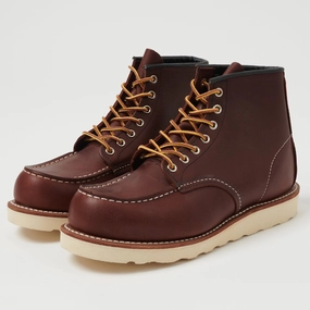 Night Out Red Wing 8138 Moc Toe Boots - Briar Oil Slick