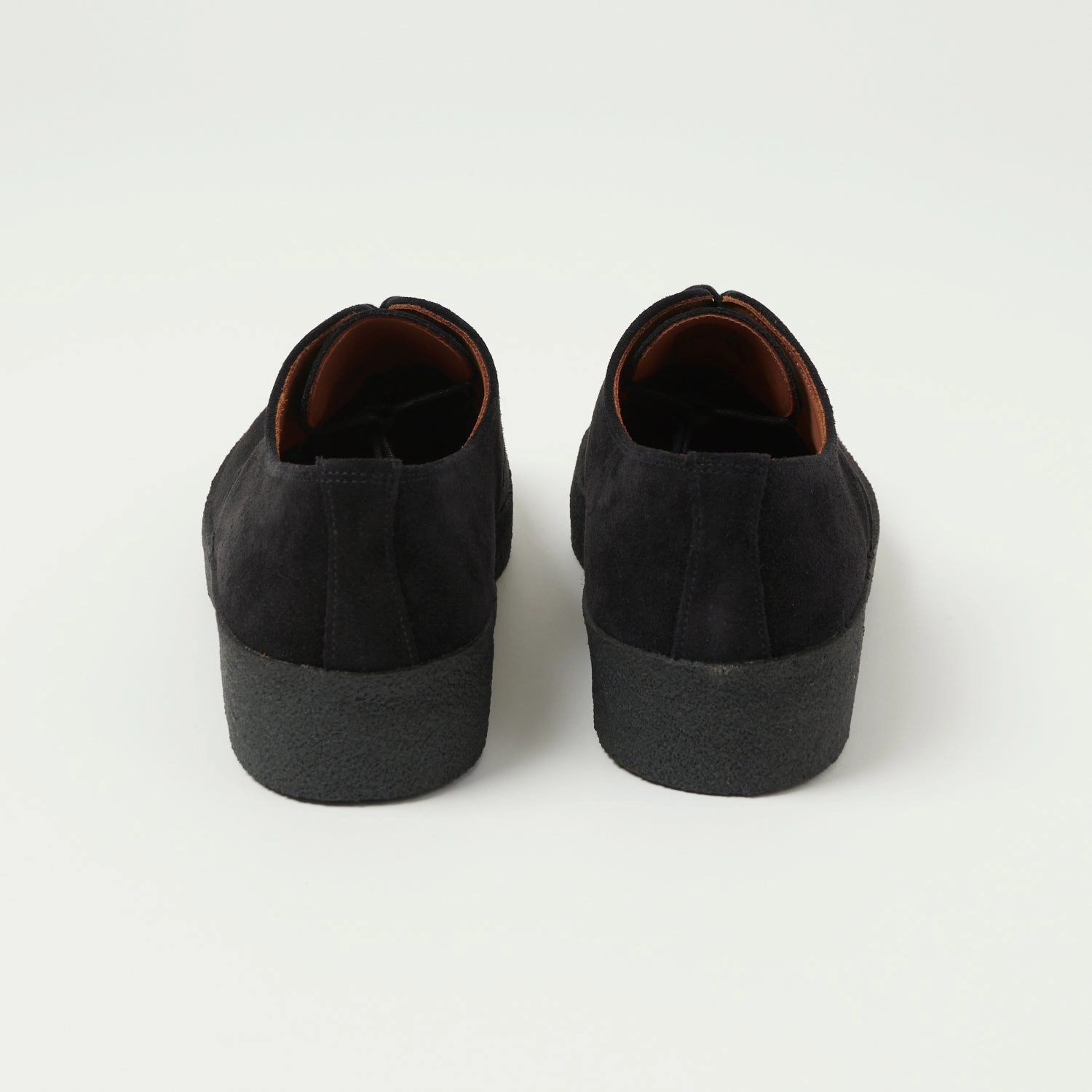 Sanders Japan Collection Brit Shoe - Black Suede Easy Step