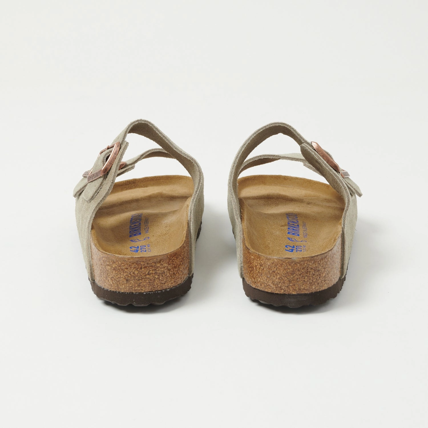 Birkenstock Arizona Suede Leather Sandal - Taupe Embellished