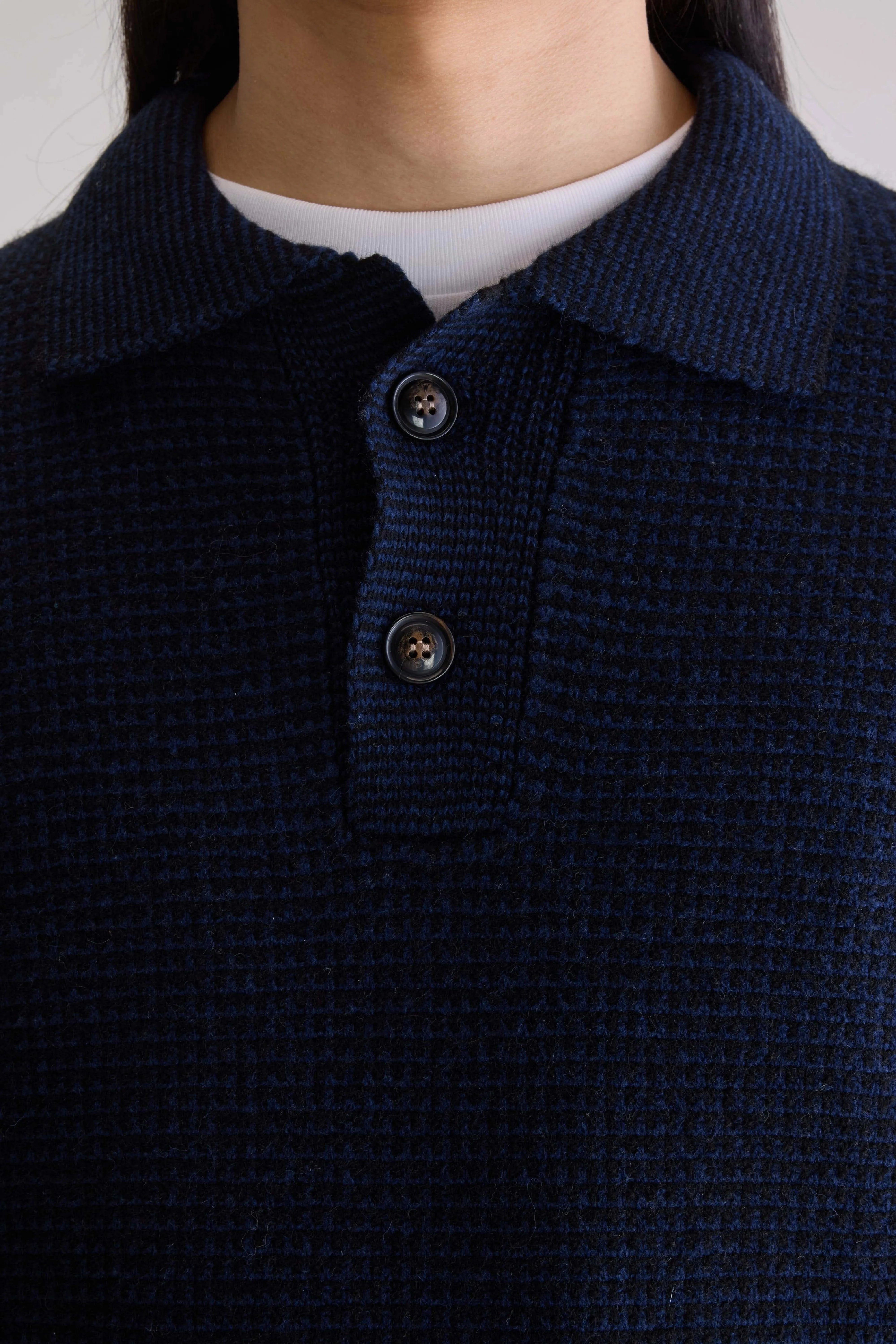 Allui polo neck sweater (252 / M / COMBO A) Relaxed Armhole Fit Warm Layers