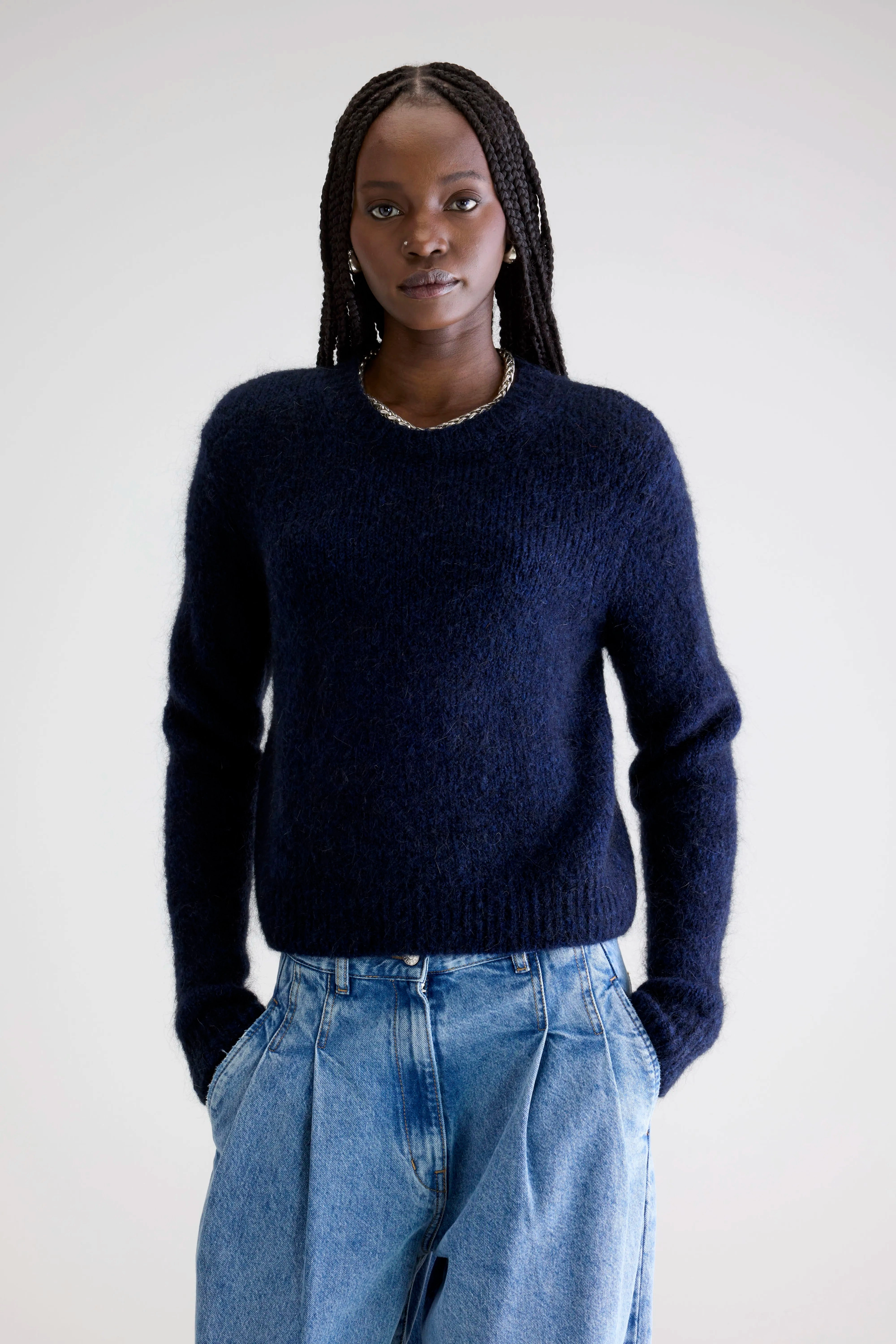 Anco crewneck sweater (252 / W / AMERICA) Neutral Style