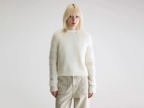 Anco crewneck sweater (252 / W / ECRU) Lightweight Jersey Material