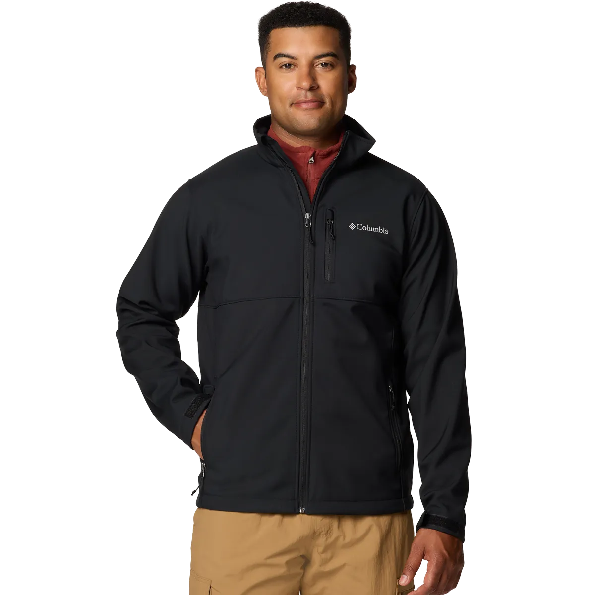 no pocket Men??s Ascender Softshell Jacket