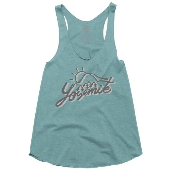 Women's Yosemite Scripty Racerback Beach Outfit