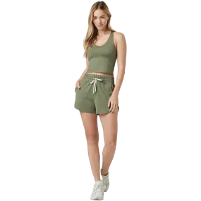 Women's Halo Performance Crop Tank 2.0 Odor Resistant Material Comfort Stretch Fit