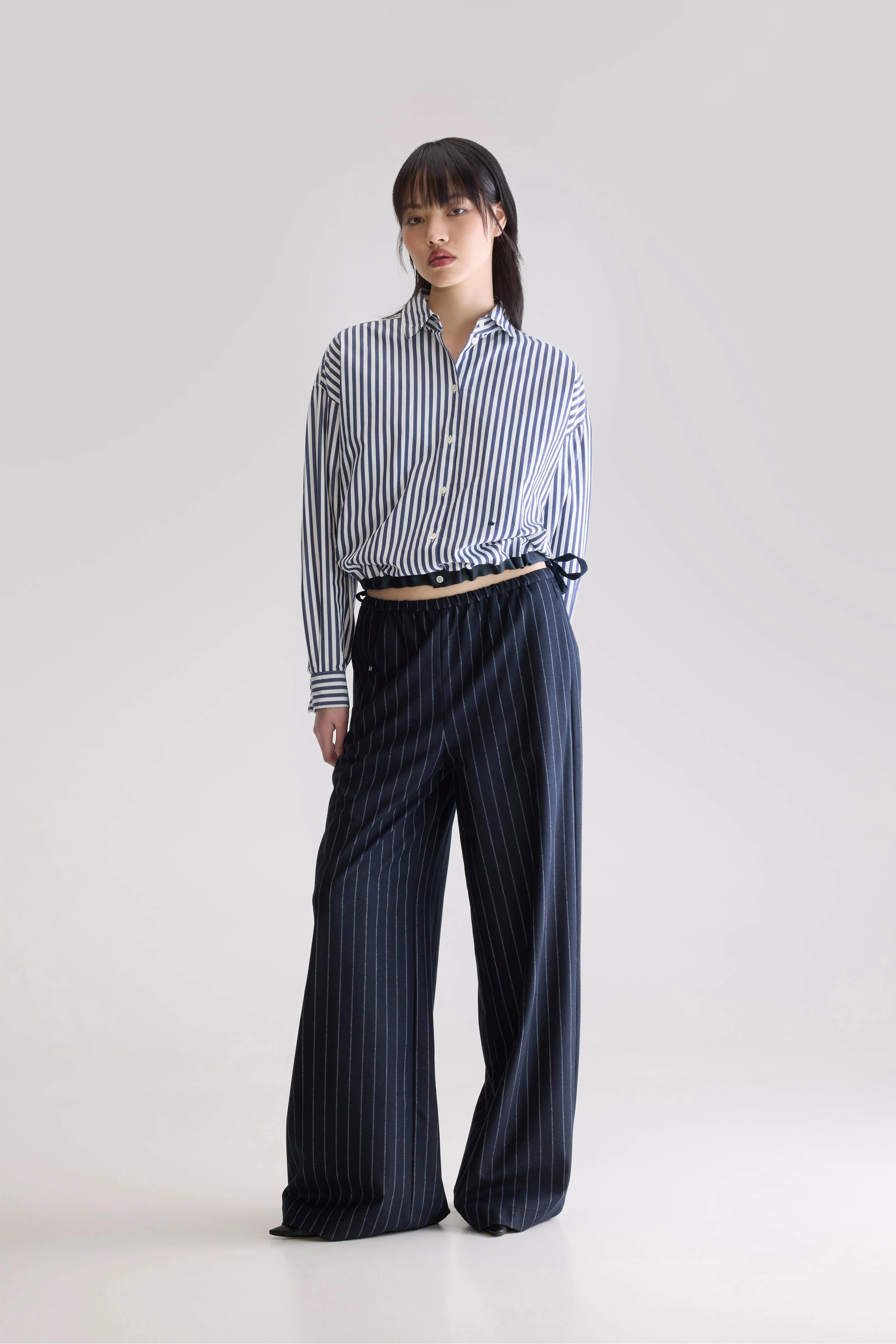 Sleepy relaxed pants (252 / W / STRIPE B) Clean Cut