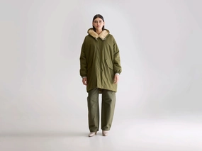 Durable Outer Shell Laos hooded parka (242 / W / OLIVE)