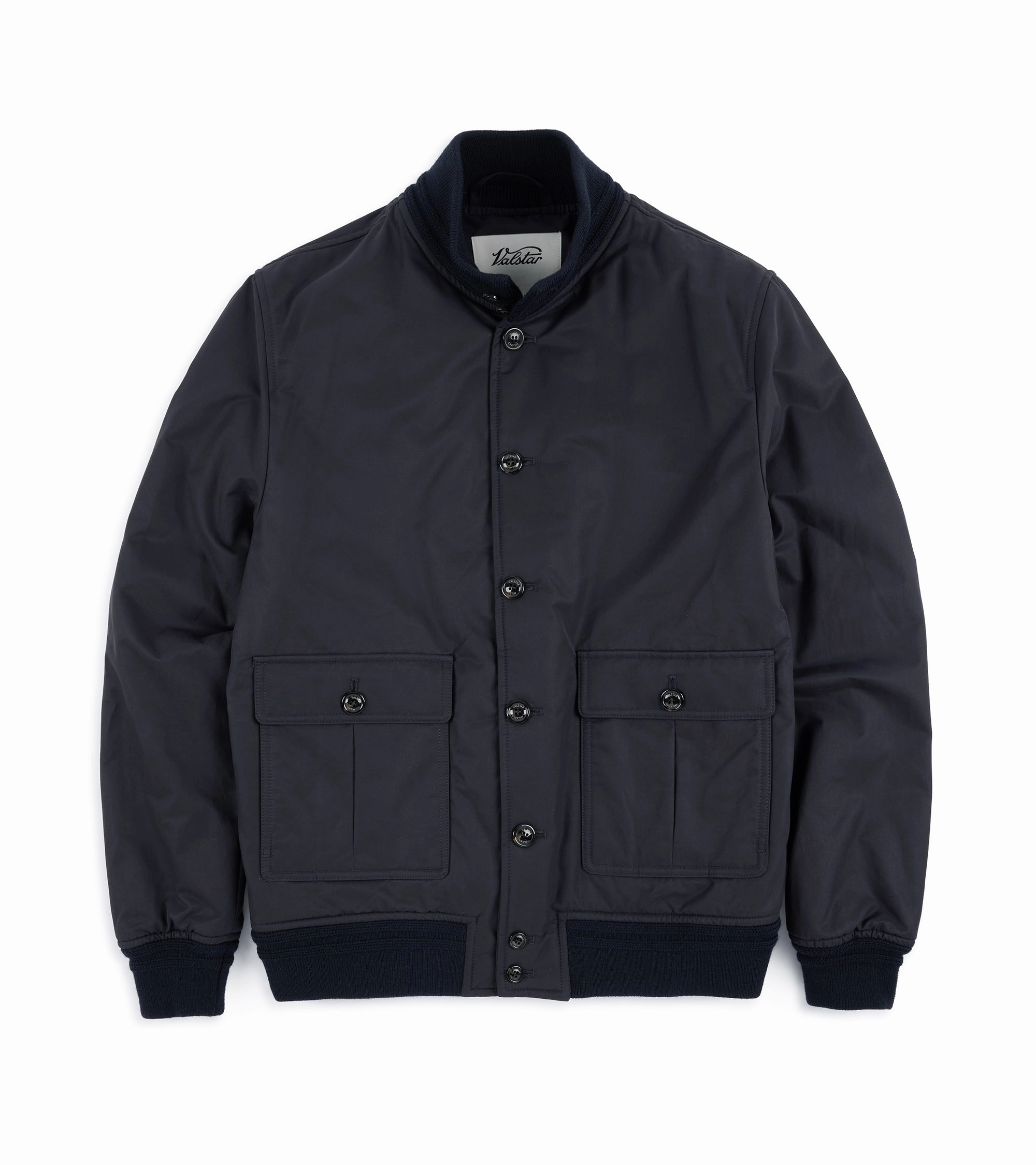 Valstar Valstarino Cotton Nylon Jacket: Navy Cozy Hood Detail