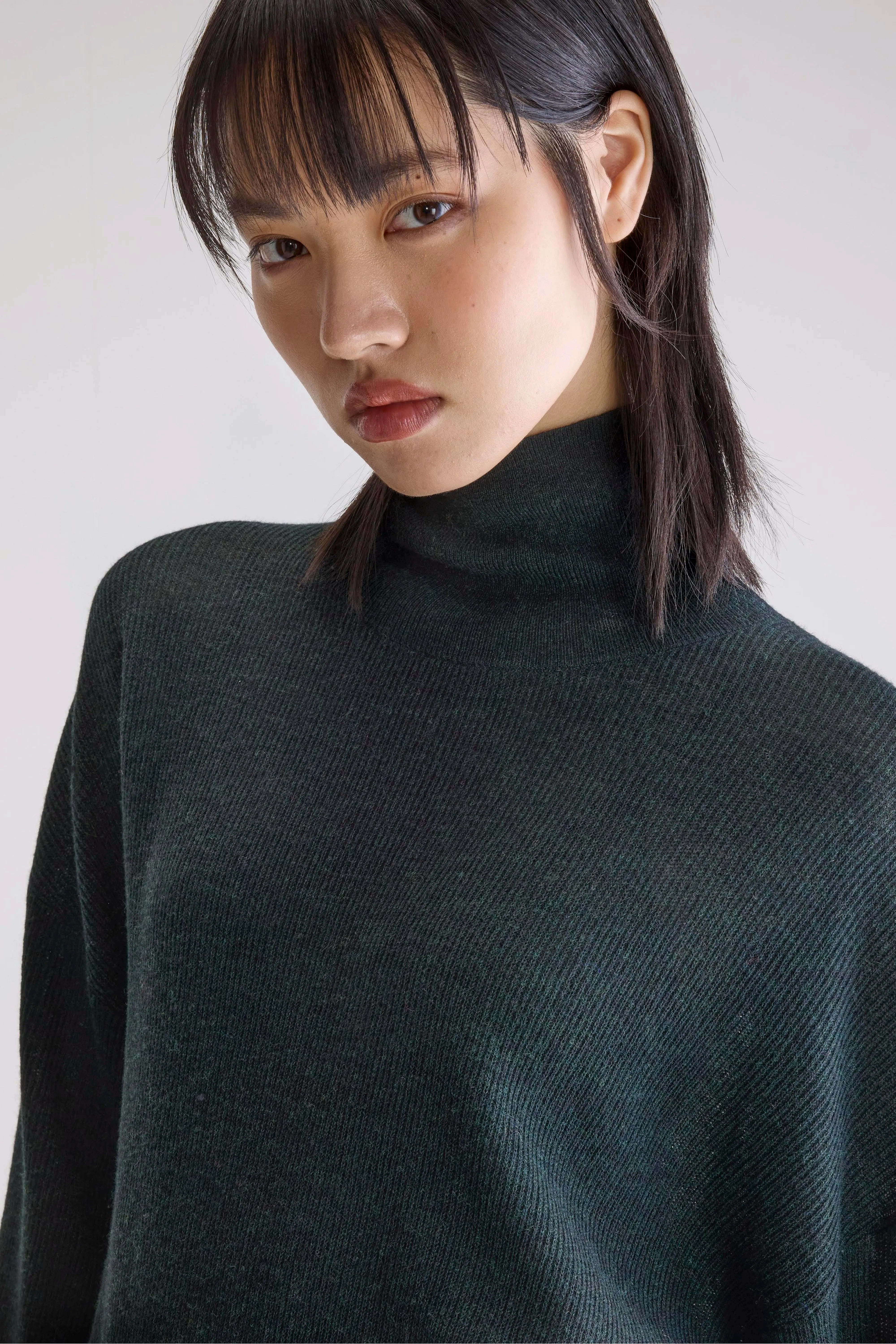 Daily Favorite Arybol Turtle Neck Sweater (252 / W / JET SET)