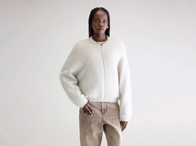 City Trend Fashion Favorite Asedi zip-up cardigan (252 / W / OYSTER)