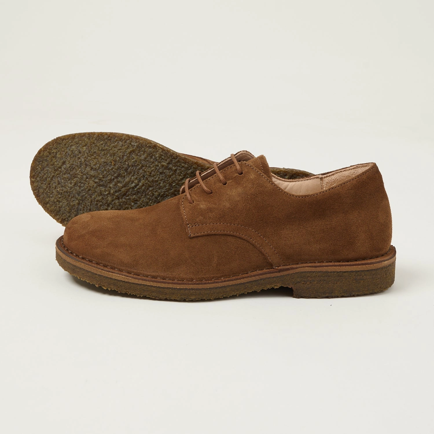 Clean Lines Subtle Line Astorflex Redflex Derby Shoe - Havana