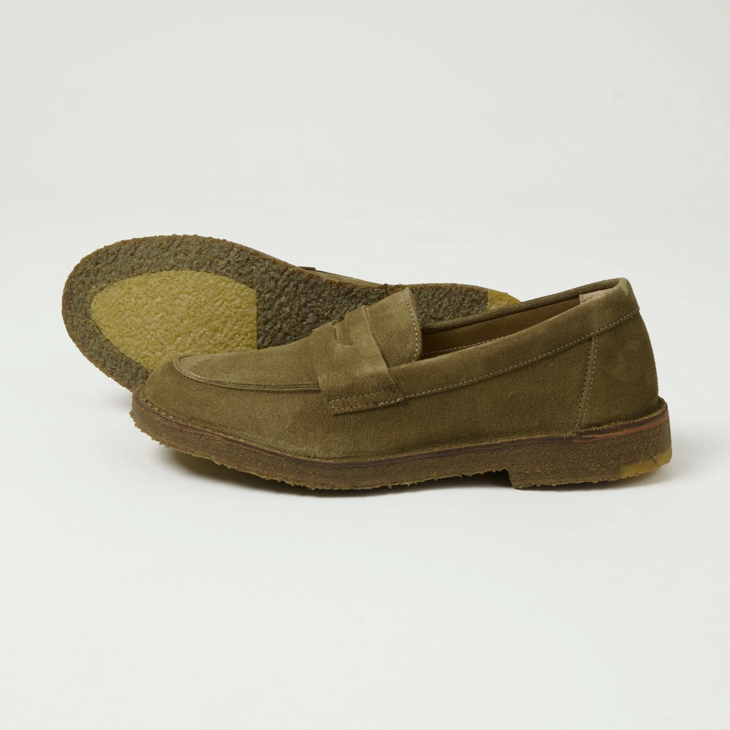Soft Leather Comfort Astorflex Sadelflex Loafer - Militare