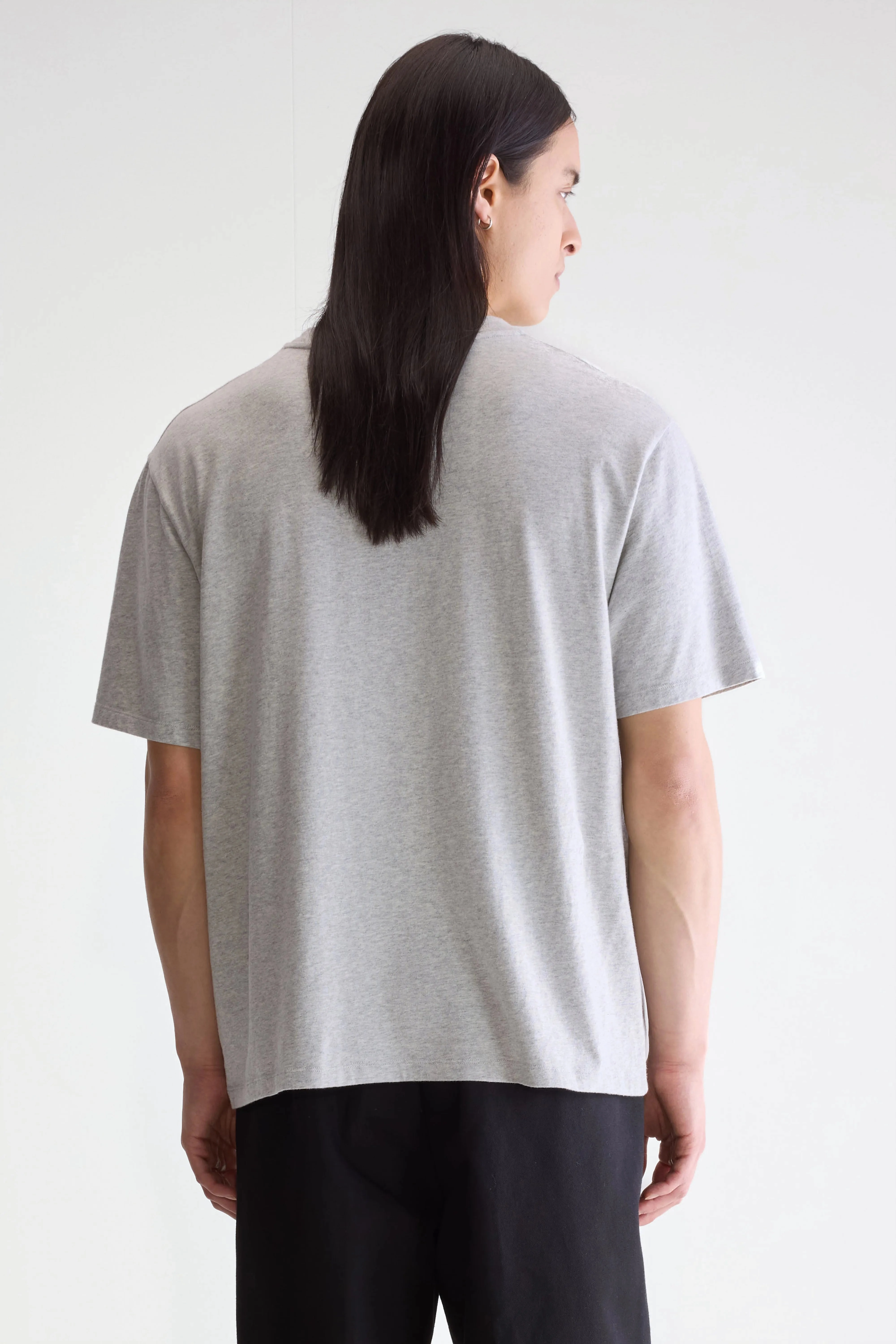 Video relaxed t-shirt (252 / M / H. GREY) Versatile Layering Relaxed Fit