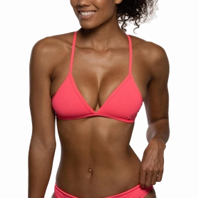 Flat Lock Stitching Women's Triangle Top