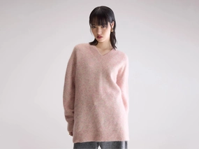 Auris Long Sweater (252 / W / COMBO A) Ultra Soft Yarn