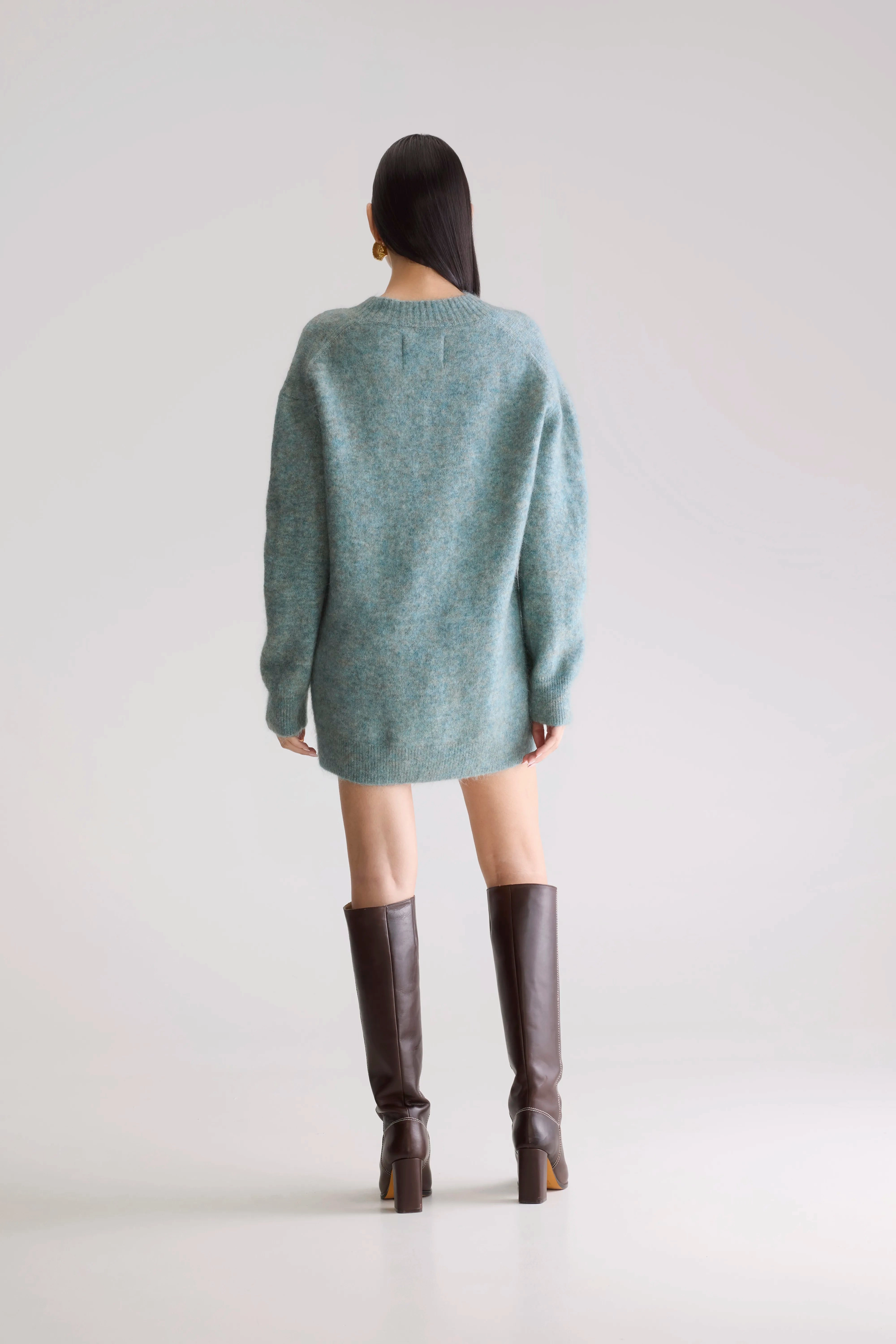 Auris Long Sweater (252 / W / COMBO E) Morning Wear