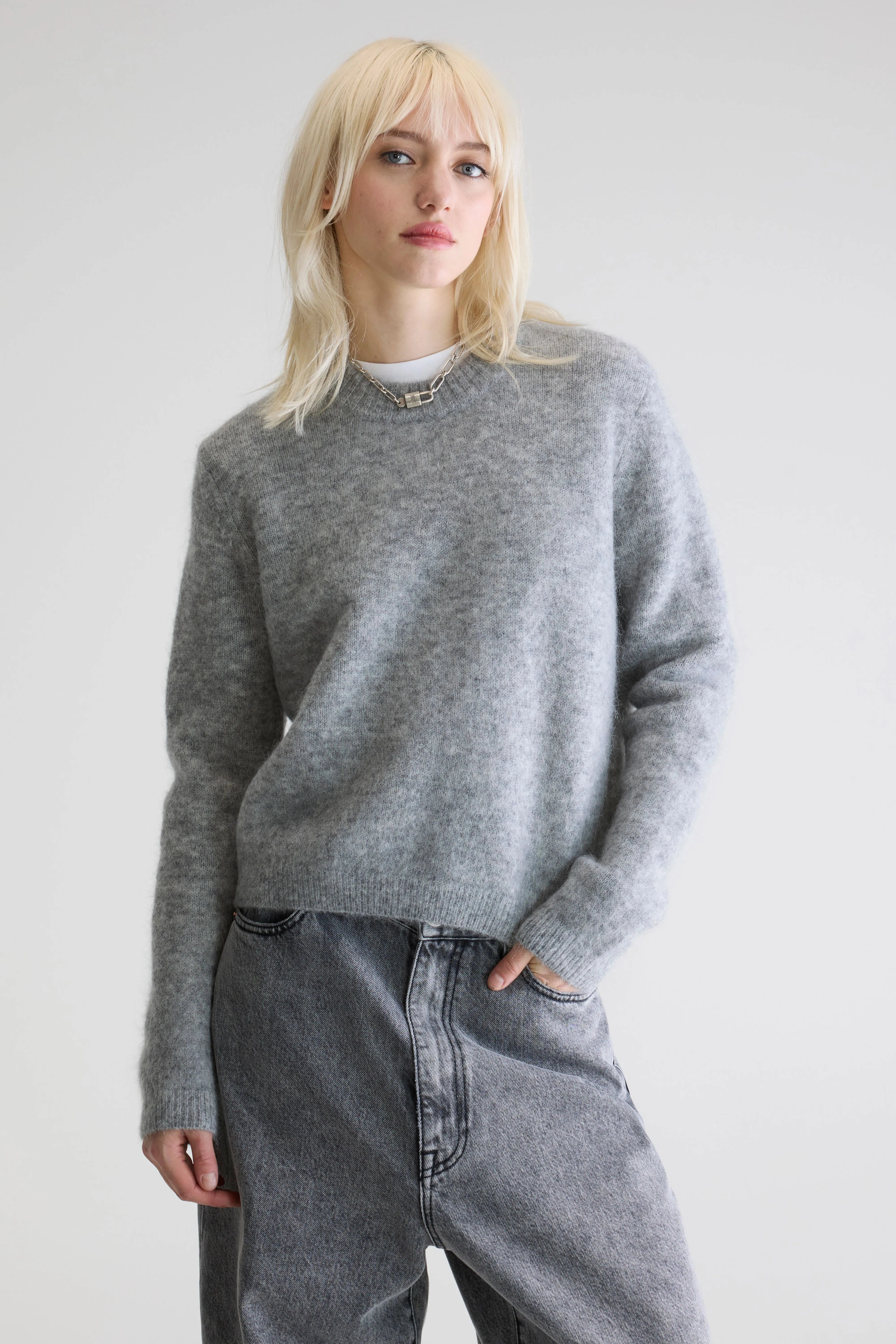 Moisture wicking Auron slim sweater (252 / W / H. GREY)