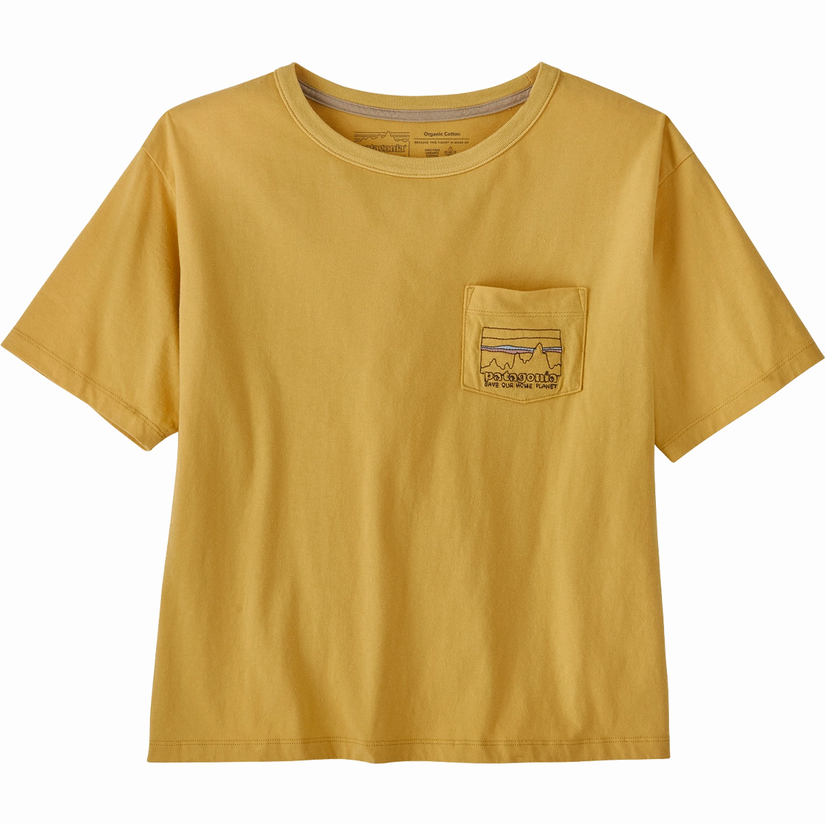 yoga clothing Women's '73 Skyline Easy Cut Pocket Tee