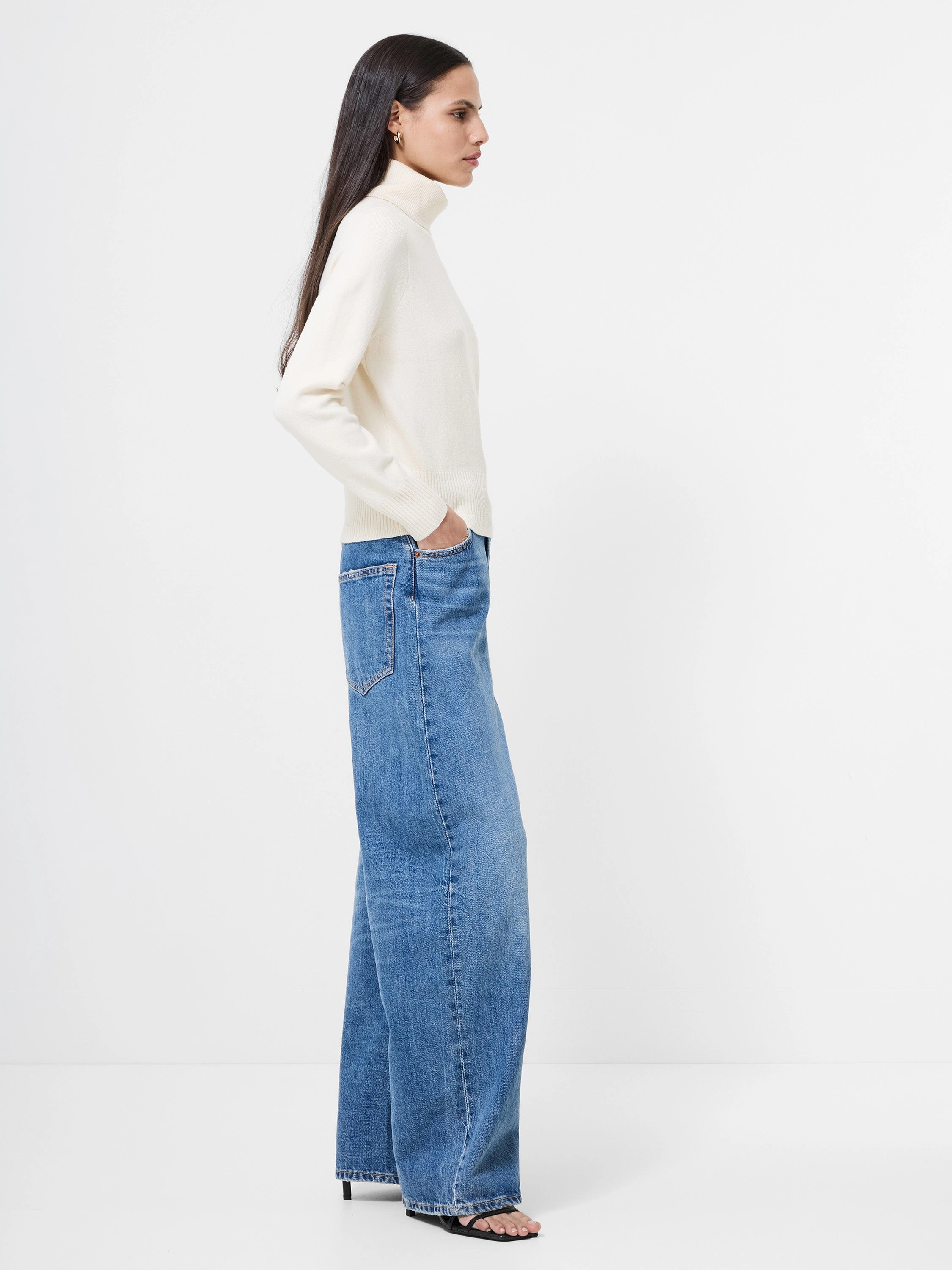 Babysoft Turtleneck Sweater Brushed Interior