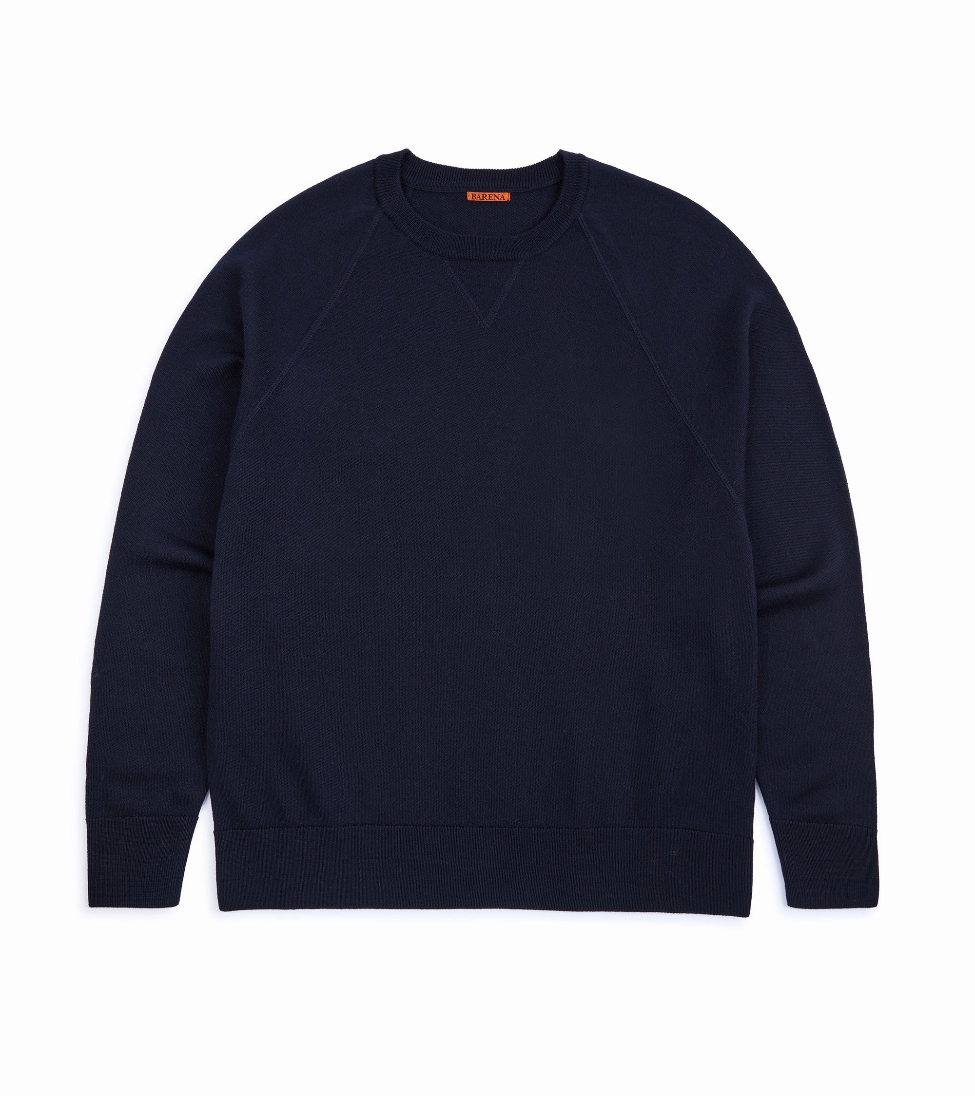 Barena Griego Basilio Merino Knit Sweatshirt: Navy Seasonal Wear Smart Casual