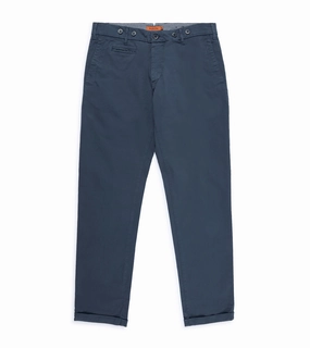 ElasticCuffs Basic Utility Barena Rampin Trevo Cotton Twill Trousers: Navy