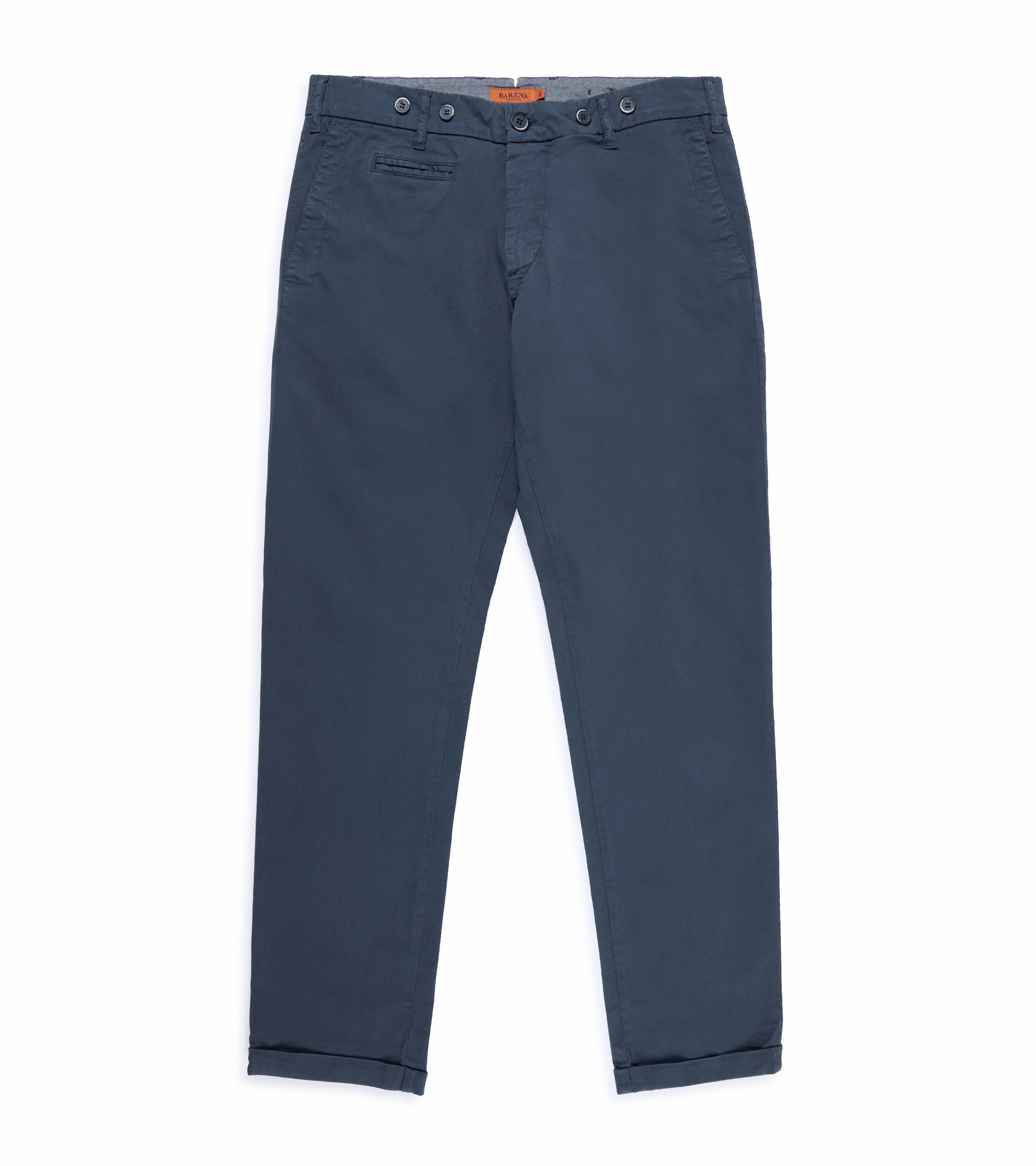 ElasticCuffs Basic Utility Barena Rampin Trevo Cotton Twill Trousers: Navy