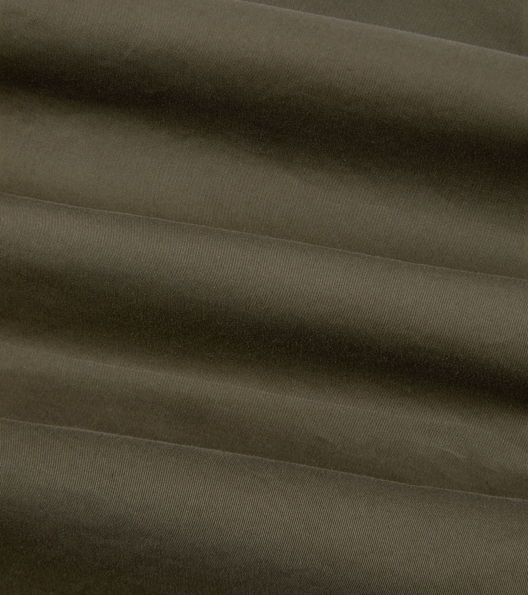 Heat Retention Barena Visal Trevo Cotton Twill Shirt Jacket: Army