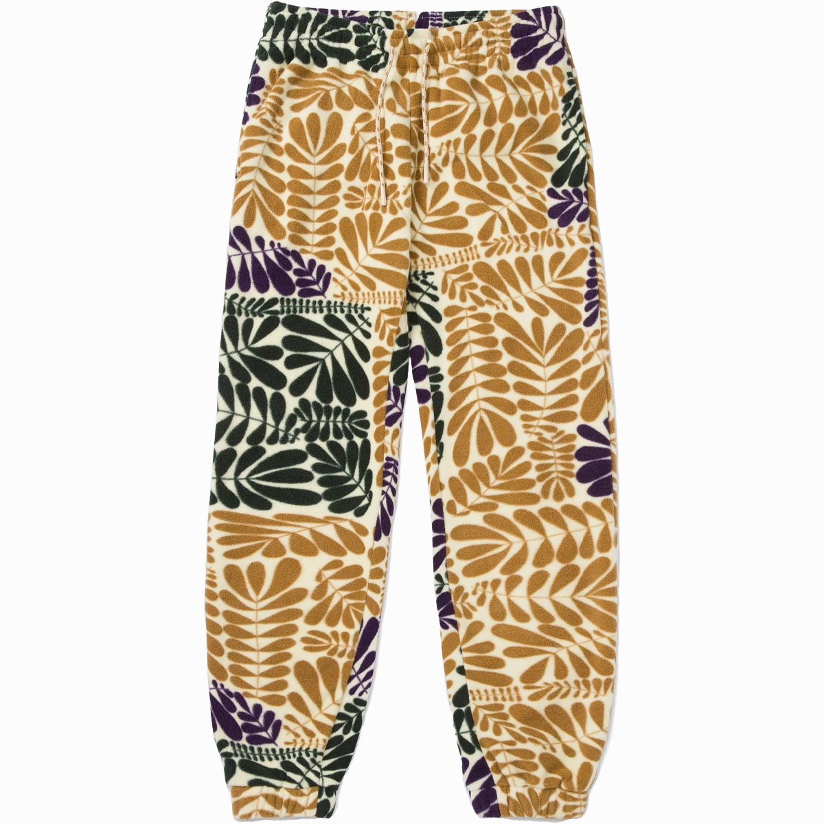 Big Sur Ferns Fleece Jogger Comfortable Stretch Wear Fitness Lover Studio Practice