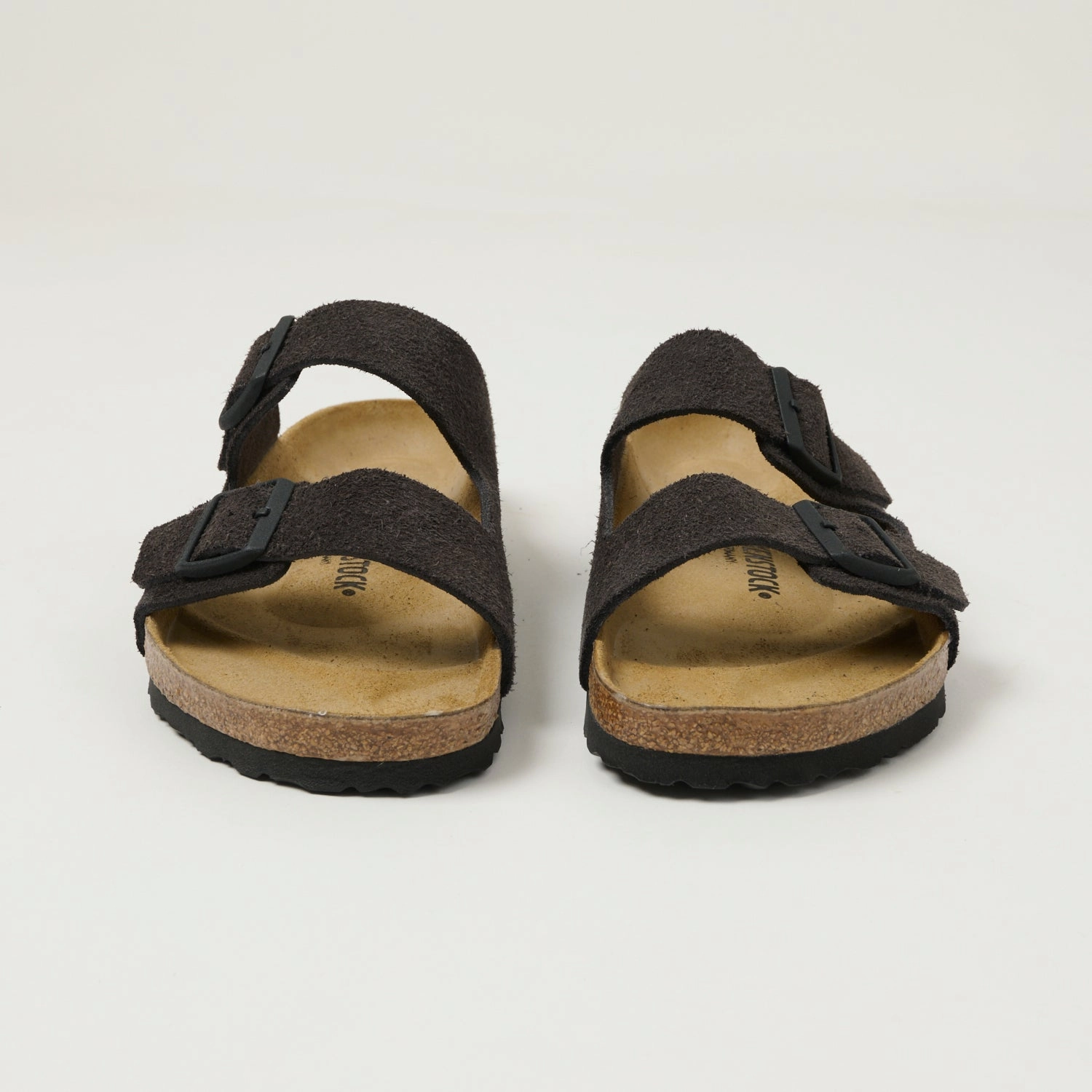 Birkenstock Arizona Suede Leather Sandal - Velvet Grey Shock Absorbing Technology