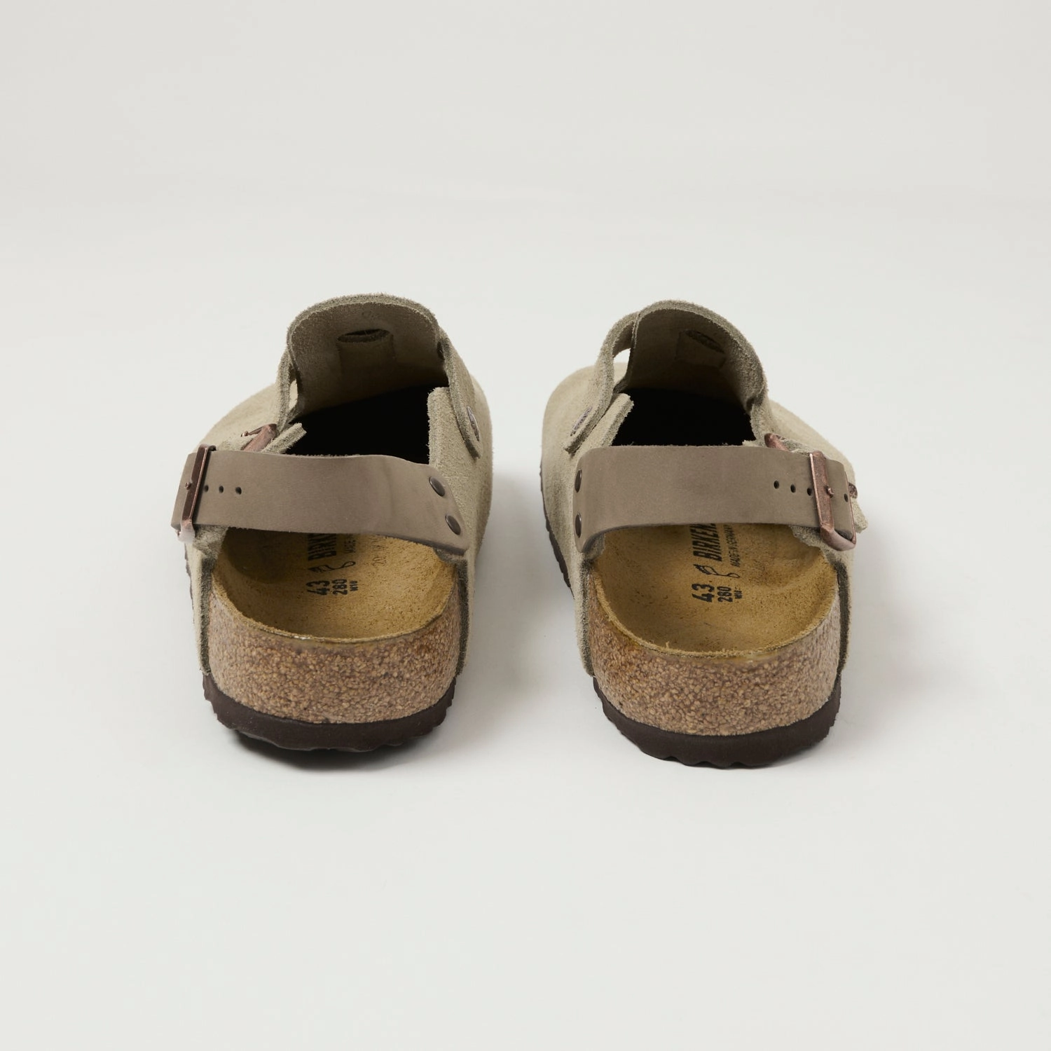 Birkenstock Tokio II Suede Shoe - Taupe Ventilated