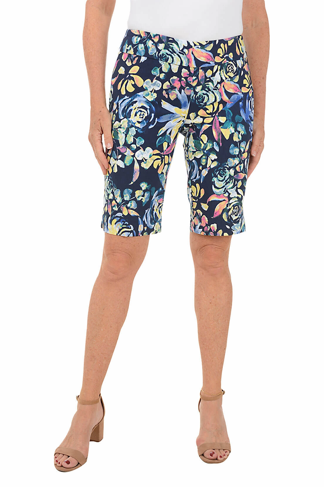 swim trunks Rose Petals Pull-On Bermuda Short