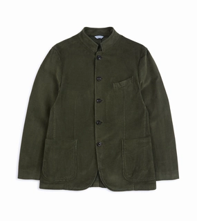 Boglioli Cotton Corduroy Gassman Jacket: Olive ThermalReflective Multi Pocket Layout