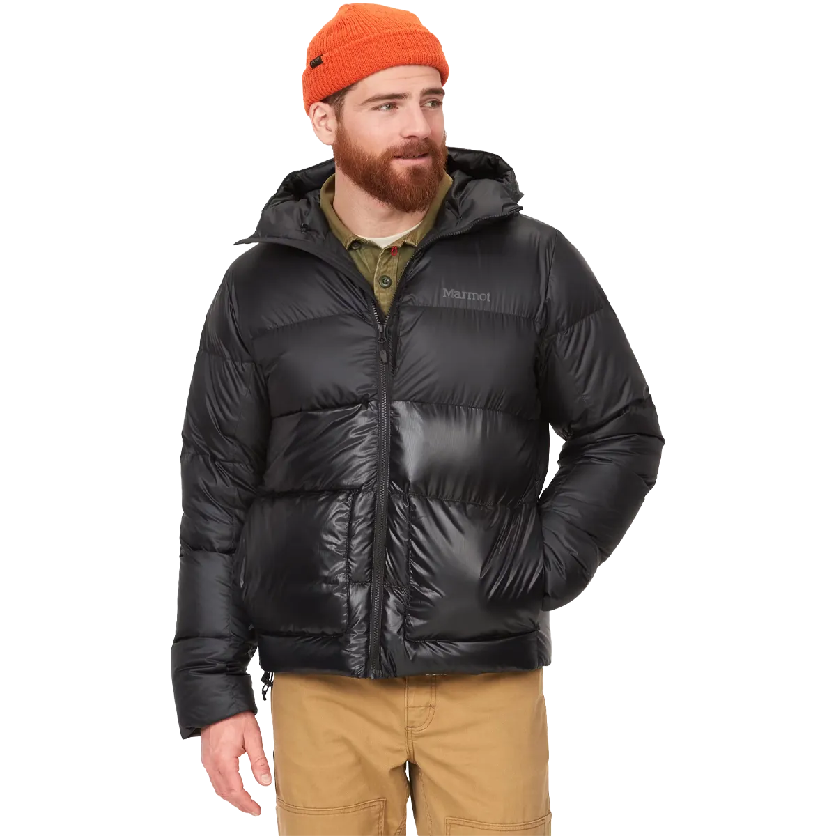 Men's Guides Down Hoody Sombrero Camp Ready