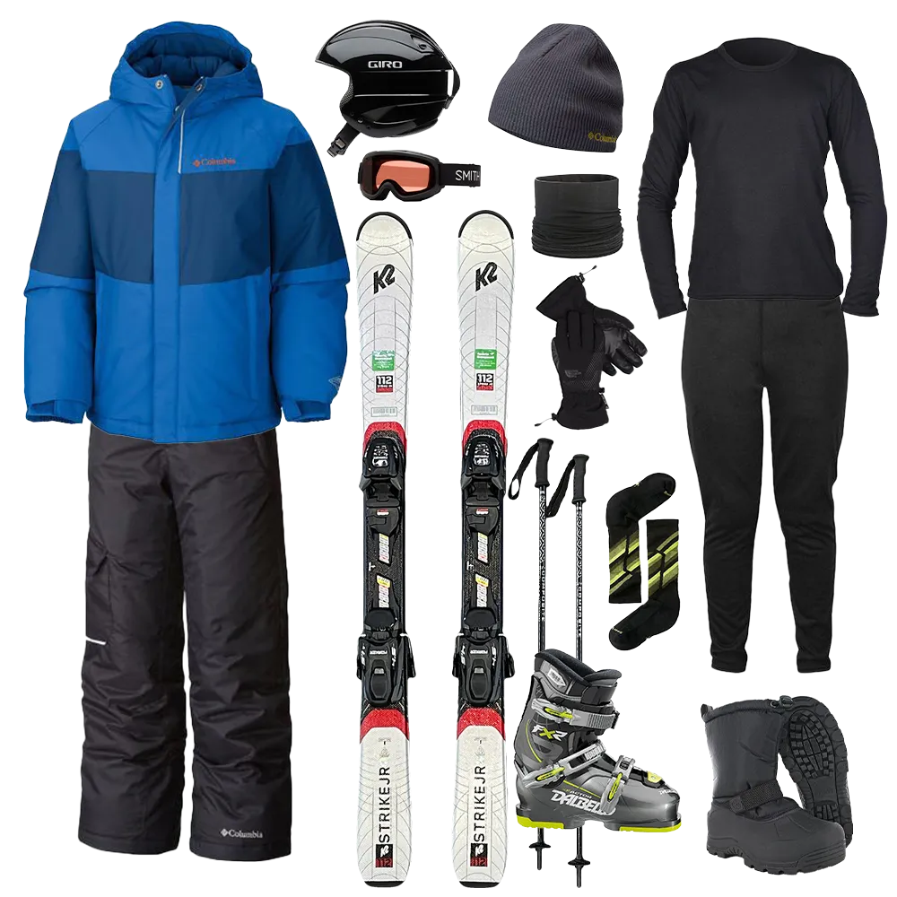 Columbia The Works Package w/ Pants - Boy's Ski Lightweight Fabric