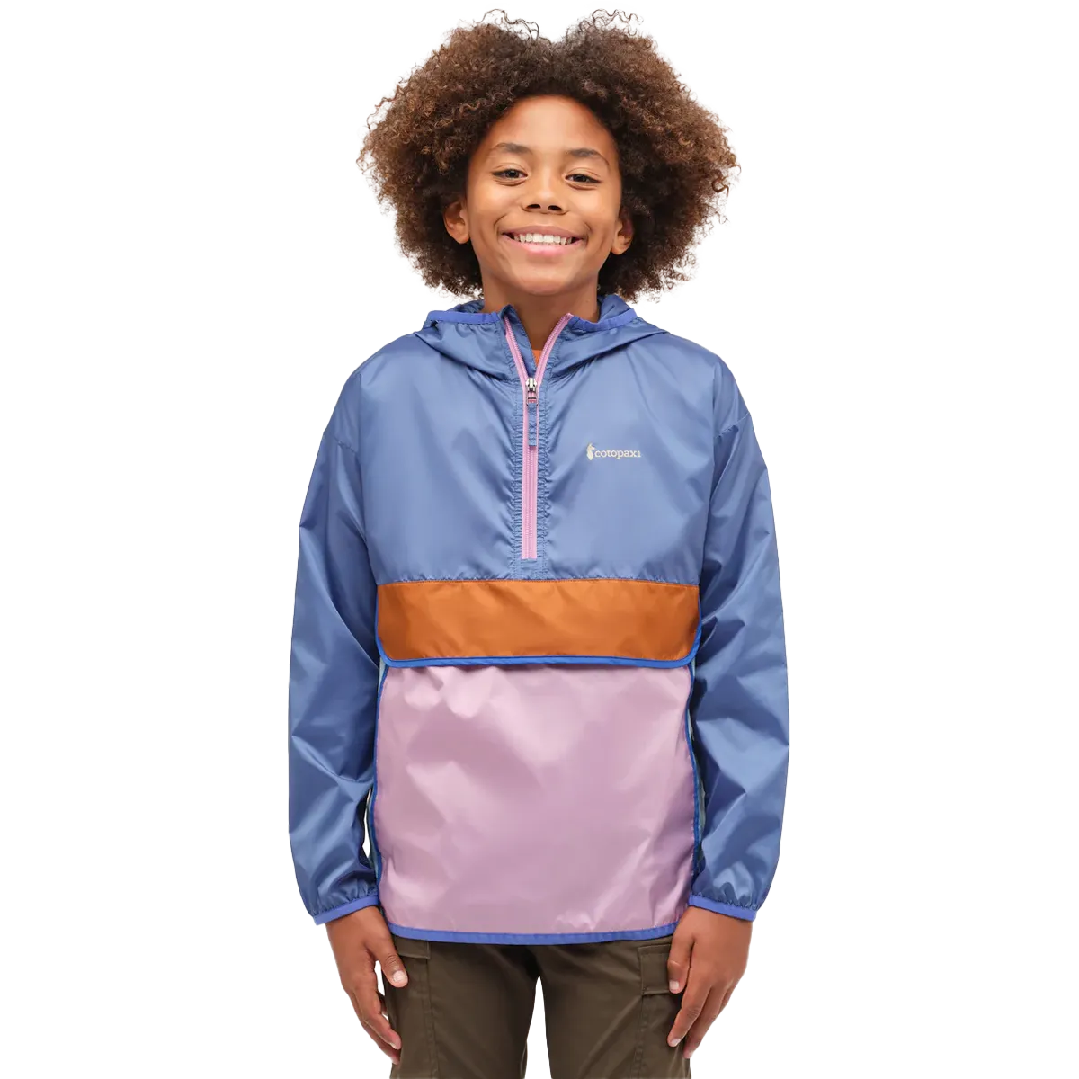 Youth Teca Half-Zip Windbreaker Ceremony High Collar Style