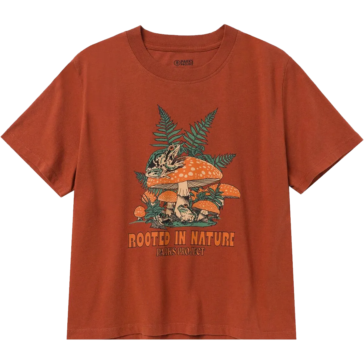 Quality Comfort Chic Comfort Wear Women's Rooted in Nature Ferns Boxy Tee