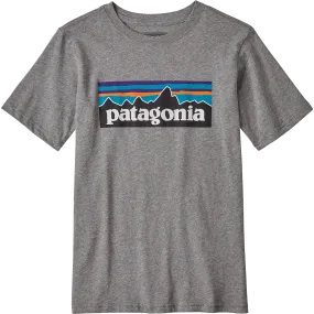 Laser Cut Edges Boys' P-6 Logo Organic Cotton T-Shirt