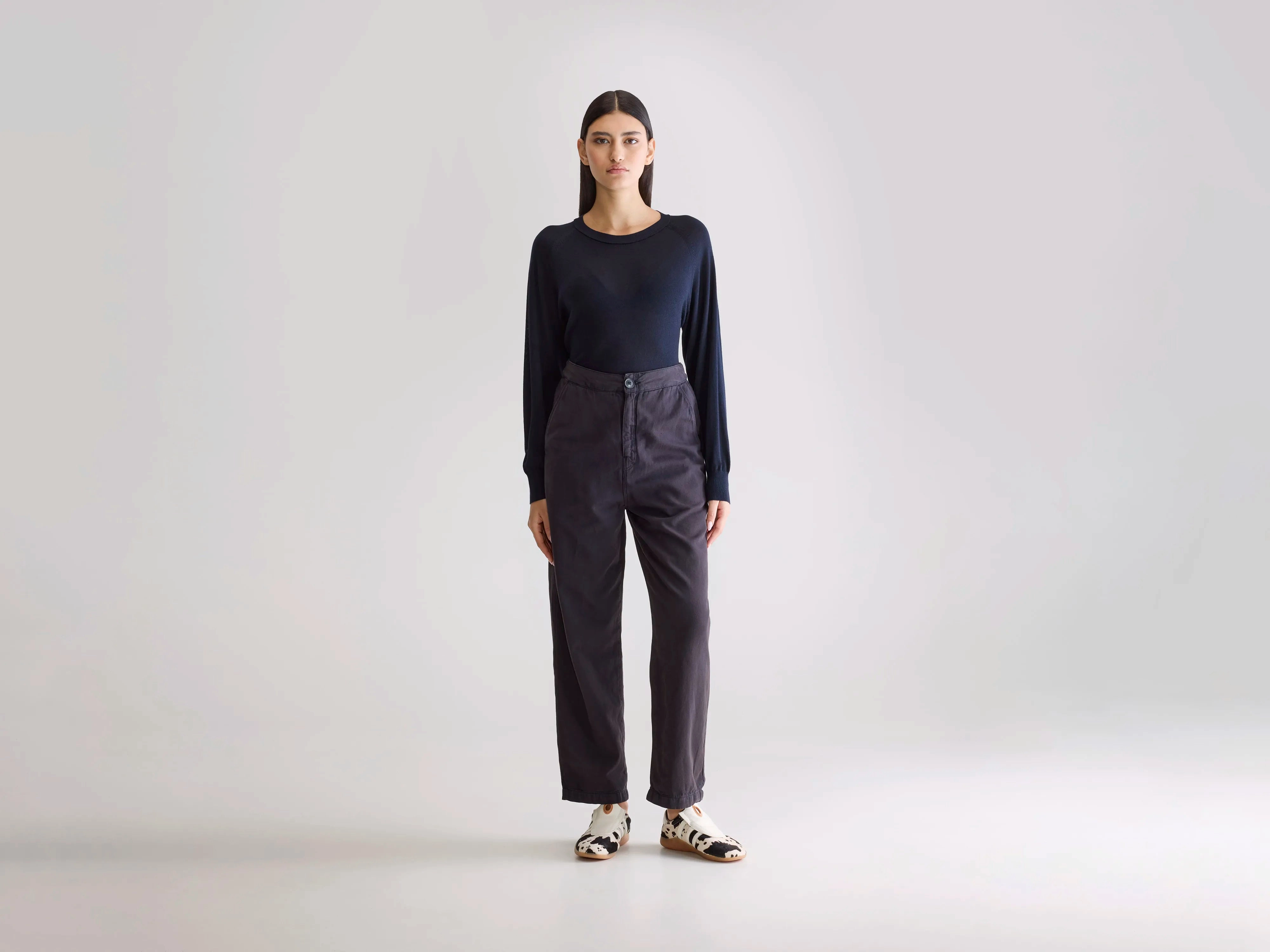 Perfect Pair Timeless Layers Pasop relaxed trousers (252 / W / OFF BLACK)