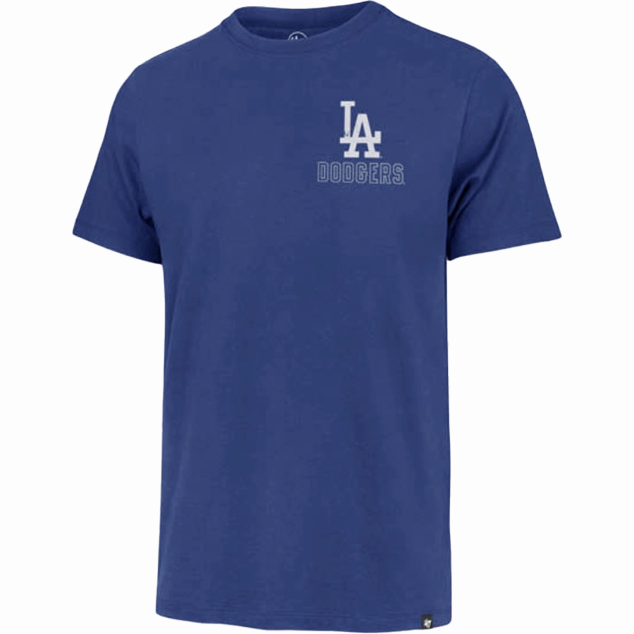 Solid Color Stretch Fit Men's Dodgers Hang Back Franklin Tee