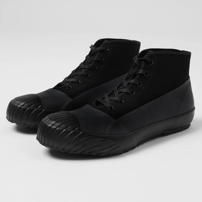 Lightweight Support Moonstar 'Alweather' Rubber Covered Hi-Top Sneaker - Black