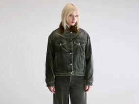 Payne corduroy jacket (252 / W / SAGE) NonIrritatingLining Glow In Dark Trims